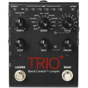 DigiTech DGTTRIOPLUSV04 Effect Pedal, Trio+, Band Creator w/Looper