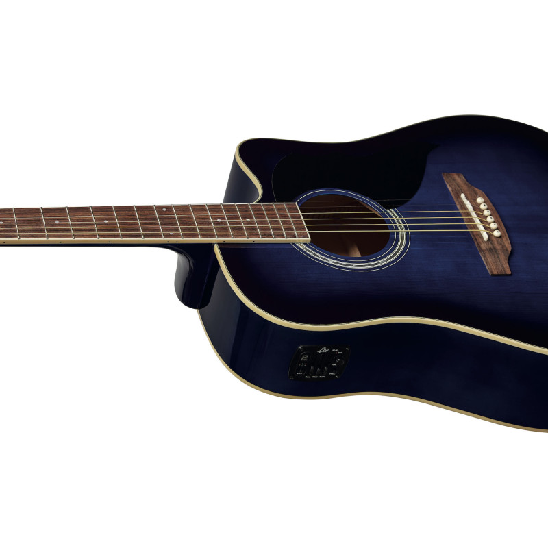 EKO Ranger CW EQ Blue Sunburst