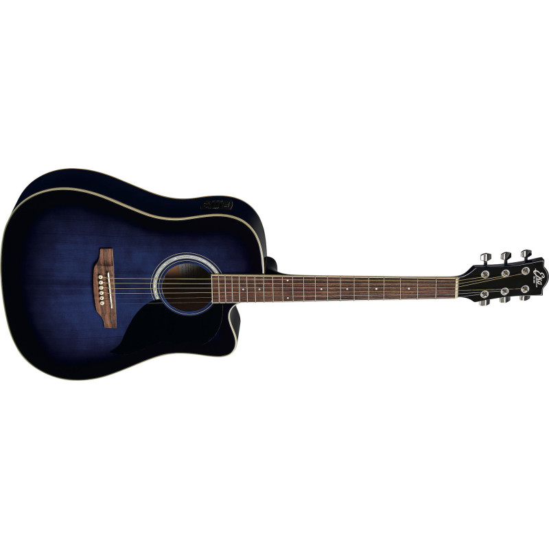 EKO Ranger CW EQ Blue Sunburst