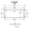 EMG Mount.Ring Flat 8 nízký BK