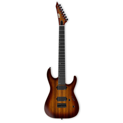 ESP USA M-7 HARDTAIL BARITONE - Jaap O. Tiger Eye Sunburst
