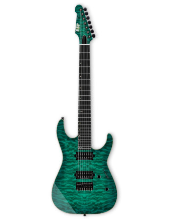 ESP USA M-7 HARDTAIL - Aron Z. Emerald Green Sunburst
