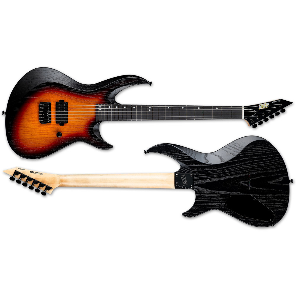 ESP USA HDX-I 3-TONE SUNBURST OPEN GRAIN SATIN