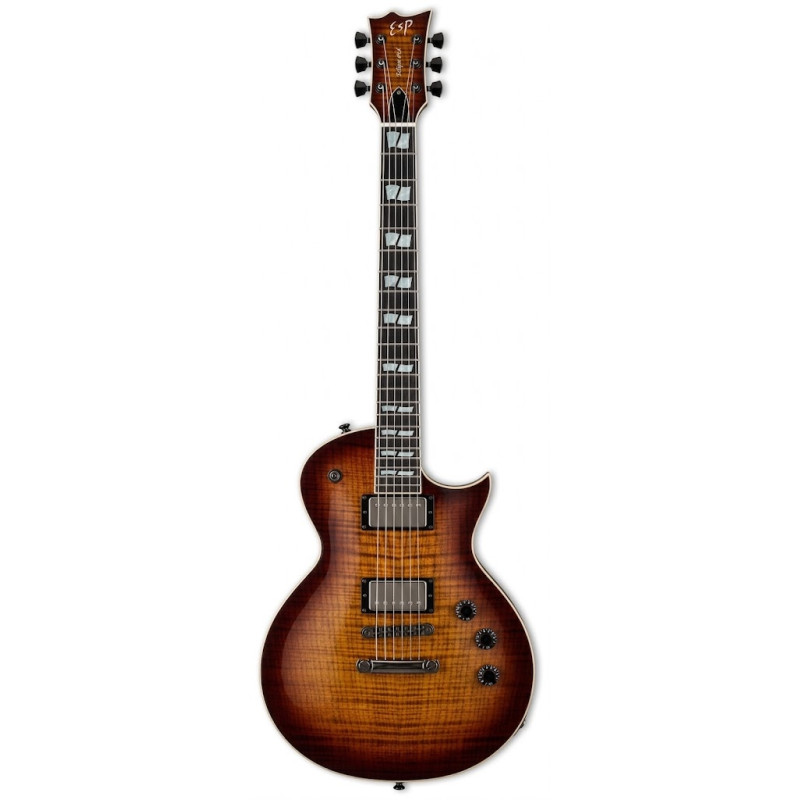 ESP USA ECLIPSE FM TIGER EYE SUNBURST BH SD Saturday Night Special Set, Satin Finish