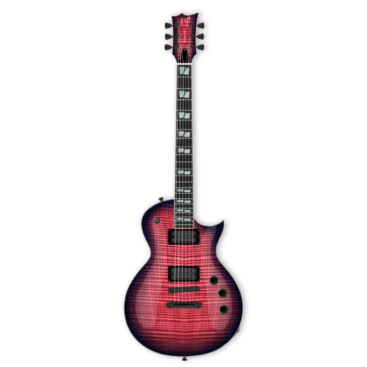 ESP USA ECLIPSE FM CRANBERRY SUNBURST SD BH Custom 14 Set