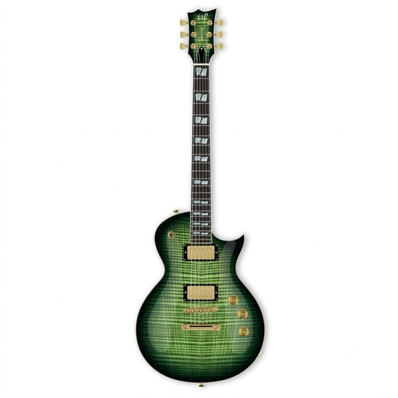 ESP USA ECLIPSE FM SD GH DARK LIME SB Custom 14 Set