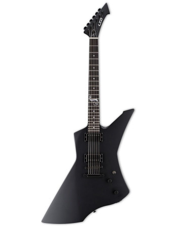 ESP ESNAKEBYTEBLKS ORIGINAL SNAKEBYTE BLACK SATIN JAMES HETFIELD