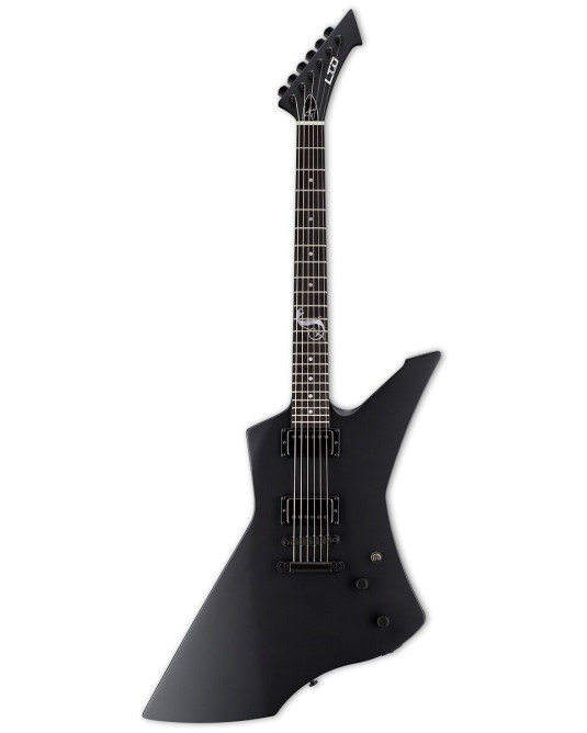 ESP ESNAKEBYTEBLKS ORIGINAL SNAKEBYTE BLACK SATIN JAMES HETFIELD