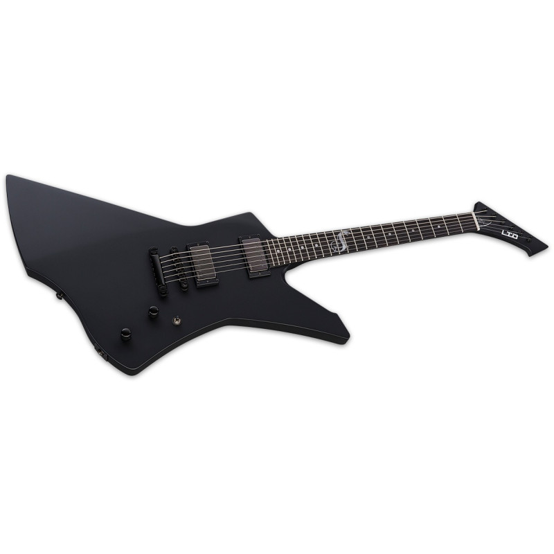 ESP ESNAKEBYTEBLKS ORIGINAL SNAKEBYTE BLACK SATIN JAMES HETFIELD