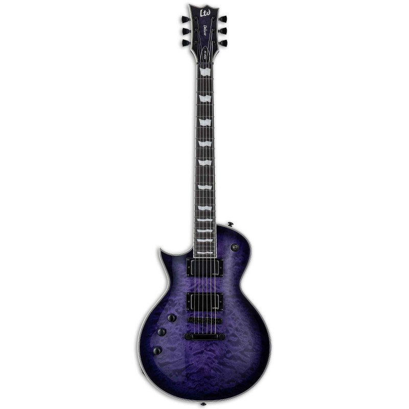 LTD LEC1000QMSTPSBLH EC-1000 See Thru Purple Sunburst SEE THRU PURPLE SB LH