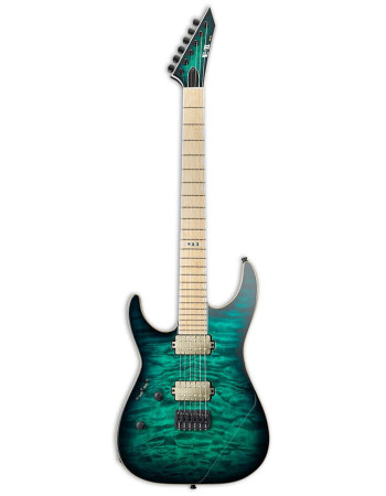 E-II M-II NT BTB LH Black Turquoise Burst