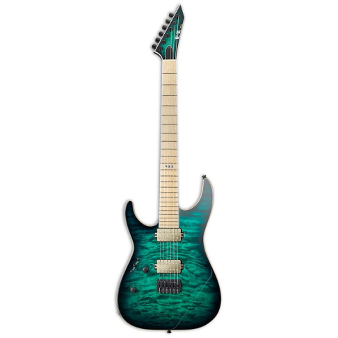 E-II M-II NT BTB LH Black Turquoise Burst