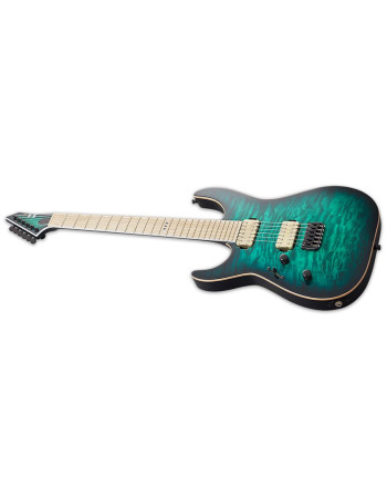 E-II M-II NT BTB LH Black Turquoise Burst