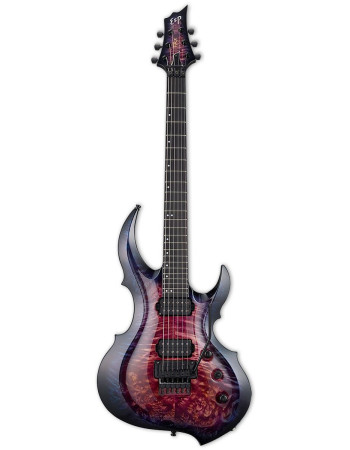 ESP 10009966 FRX-CTM/Burl Maple MERCURY BLUE BURST