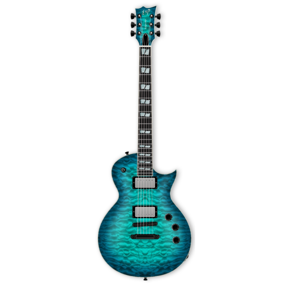 ESP USA ECLIPSE QM SD BH AQUA MARINE SUNBURST Saturday Night Special Set