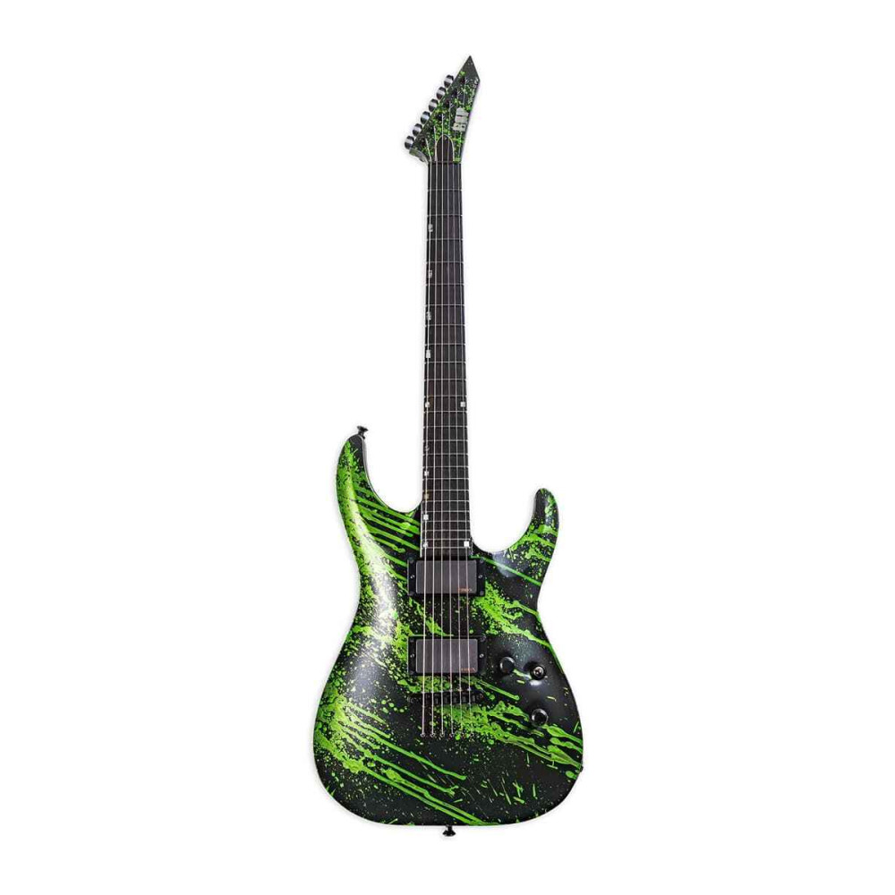 ESP USA HORIZON II NT ALIEN BLOOD SPLATTER SATIN EMG 89-X/ 89-XR - Daniel