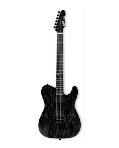 ESP USA TE-II HARDTAIL - Daniel Kesler Black Open Grain Ash