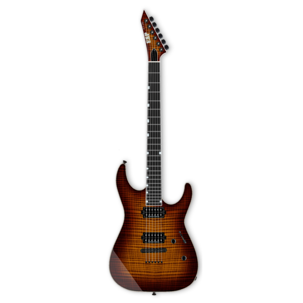 ESP USA M-II NTB NT FM BH TIGER EYE SUNBURST SD Saturday Night Special Set