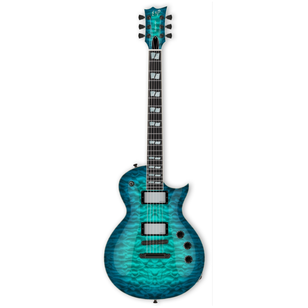 ESP USA ECLIPSE QM AMSB EMG BH Aqua Marine Sunburst, 81-X/ 85-X