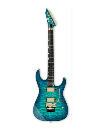ESP USA M-II DX USA - Konrad H. Aqua Marine Sunburst