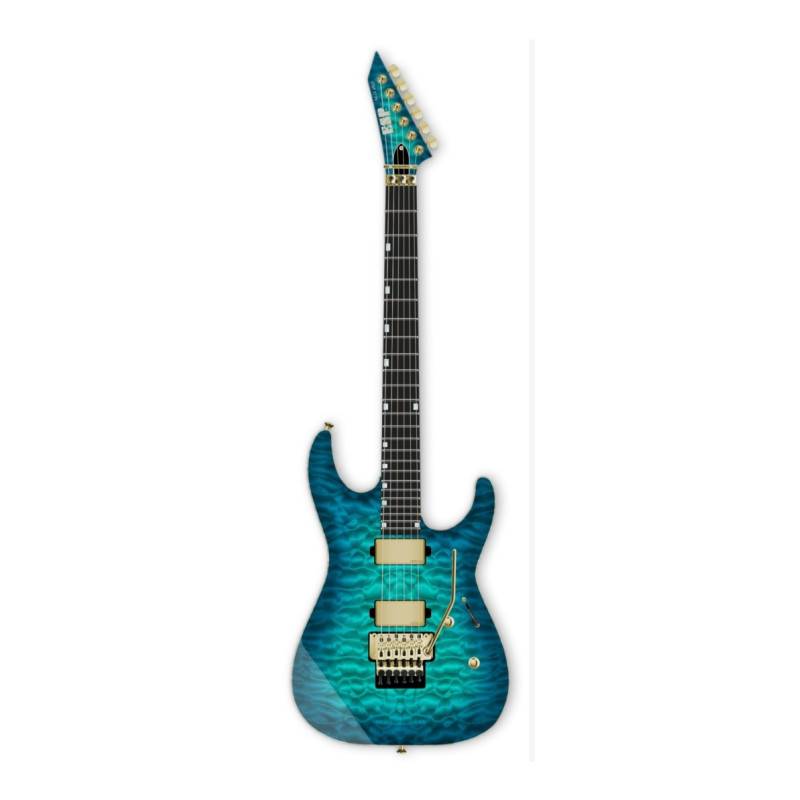 ESP USA M-II DX USA - Konrad H. Aqua Marine Sunburst