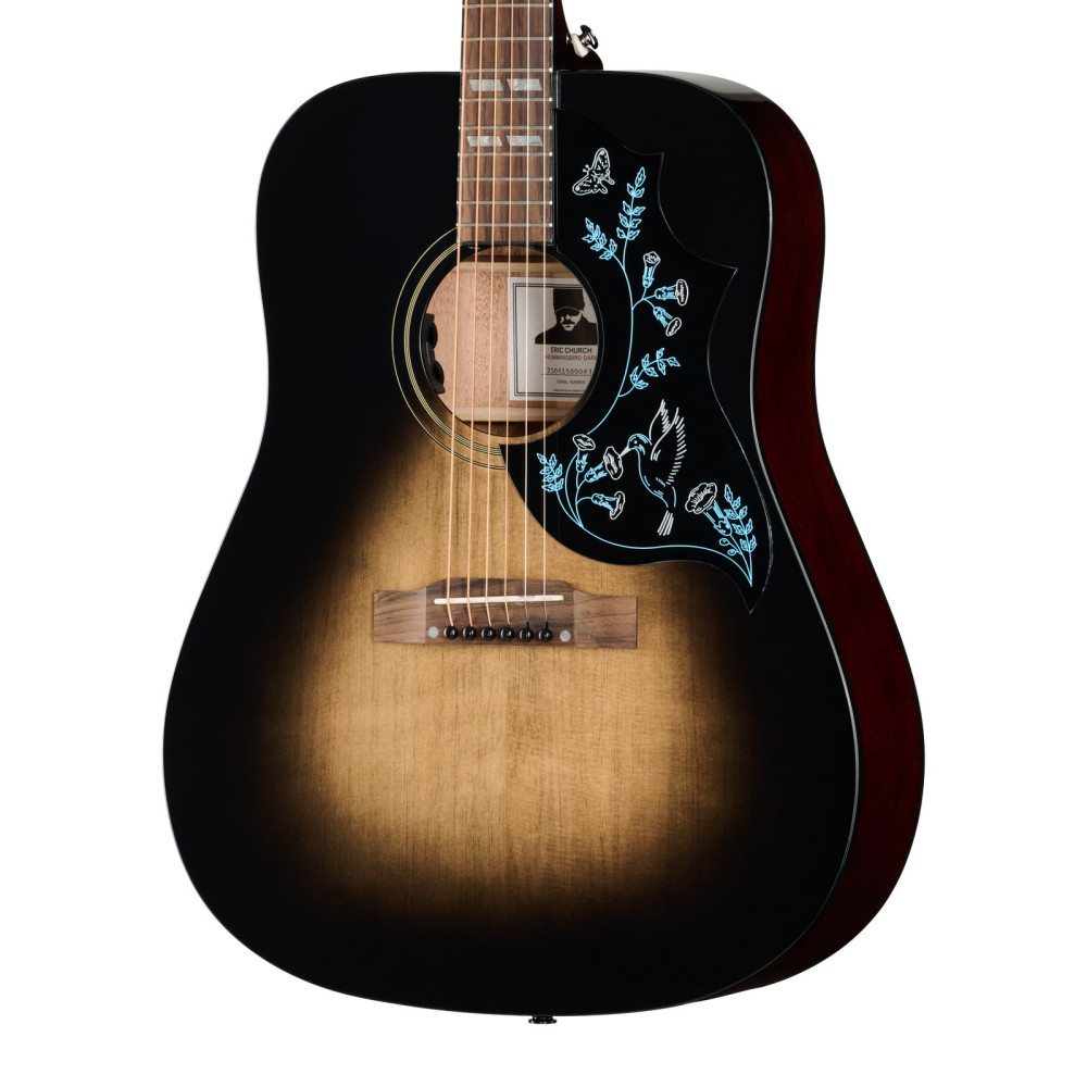 Epiphone Eric Church Hummingbird Dark, Cobra Burst