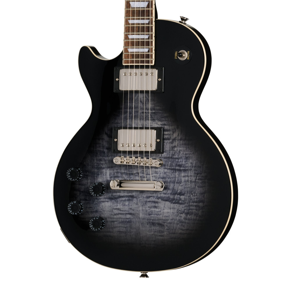 Epiphone Les Paul Tribute Plus, Left-Handed, Ebony Burst