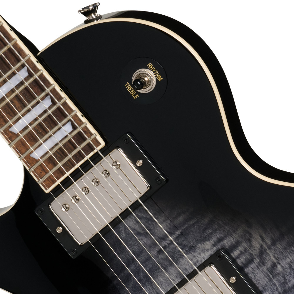 Epiphone Les Paul Tribute Plus, Left-Handed, Ebony Burst