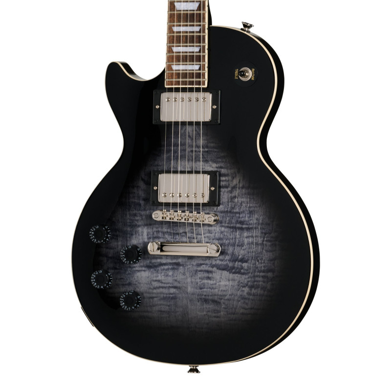 Epiphone Les Paul Tribute Plus, Left-Handed, Ebony Burst