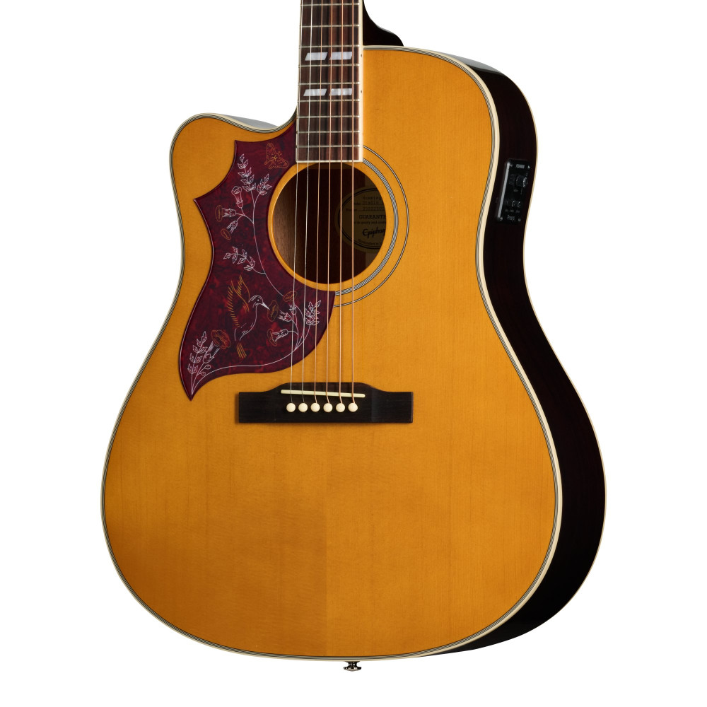 Epiphone Hummingbird Studio EC, Left-Handed, Natural