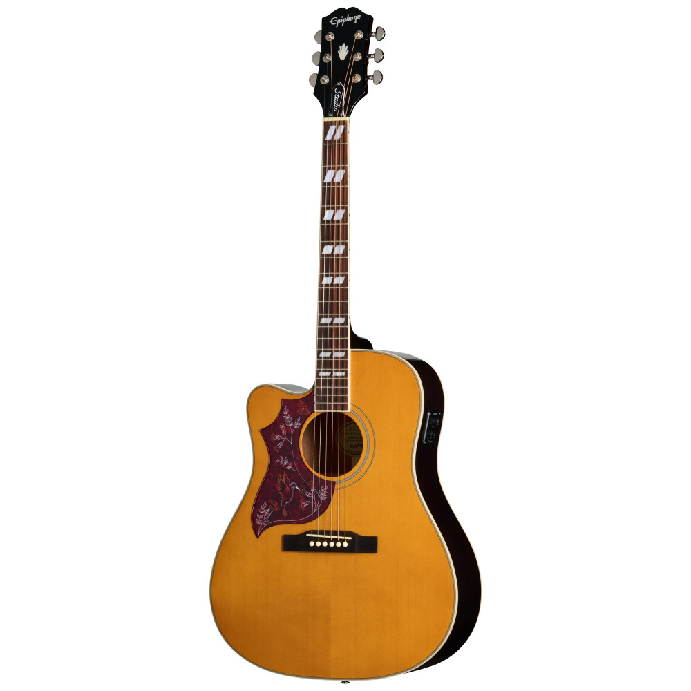 Epiphone Hummingbird Studio EC, Left-Handed, Natural