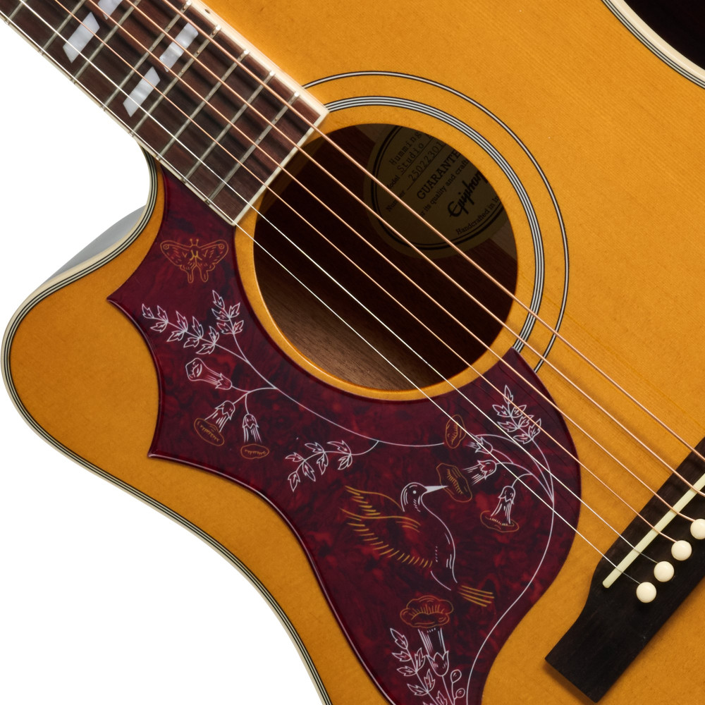 Epiphone Hummingbird Studio EC, Left-Handed, Natural