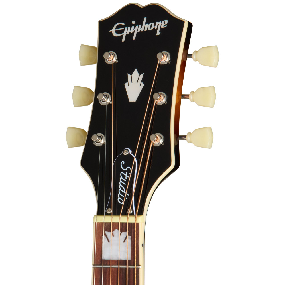 Epiphone J-200 Studio EC, Left-Handed, Vintage Sunburst