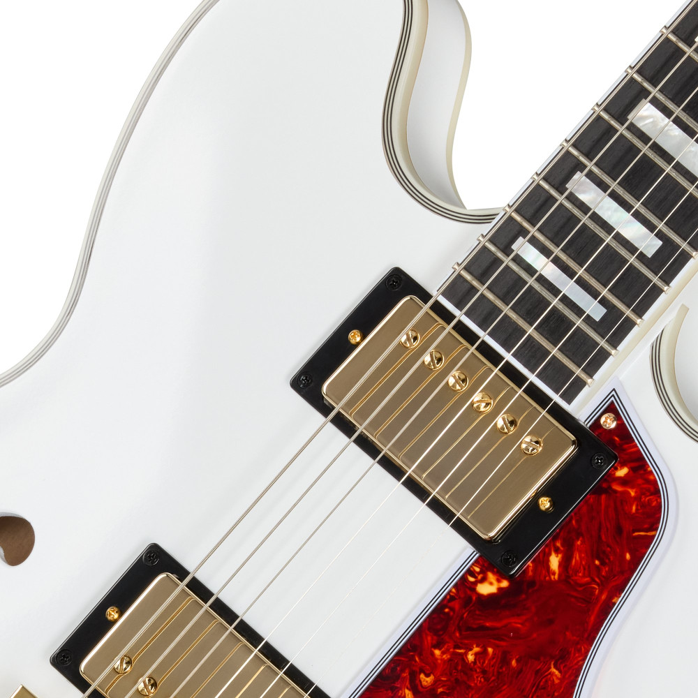 Epiphone IGC Alex Lifeson 1976 ES-355 Reissue, Alpine White
