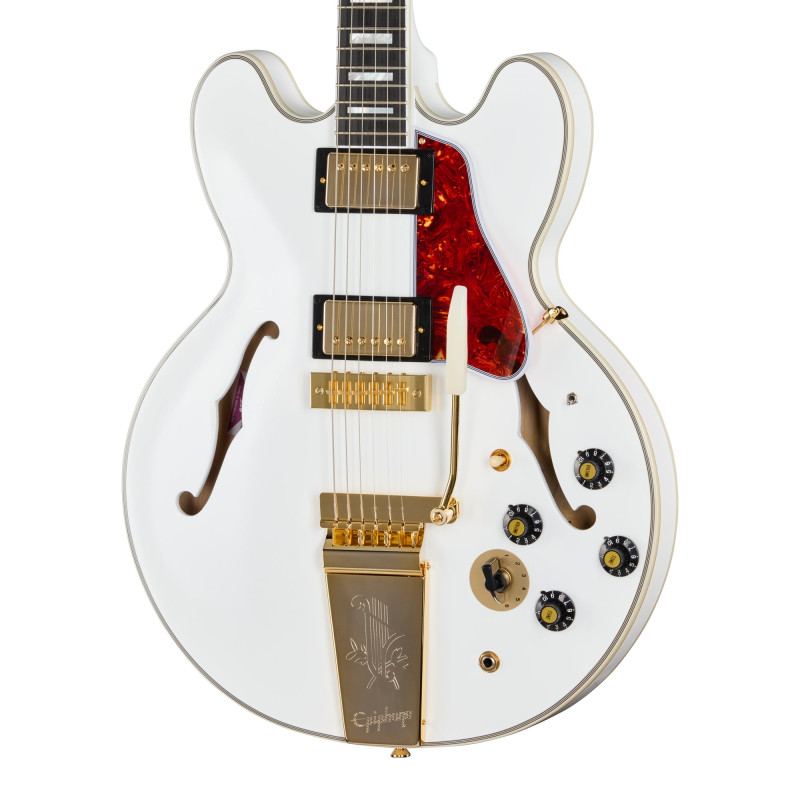 Epiphone IGC Alex Lifeson 1976 ES-355 Reissue, Alpine White