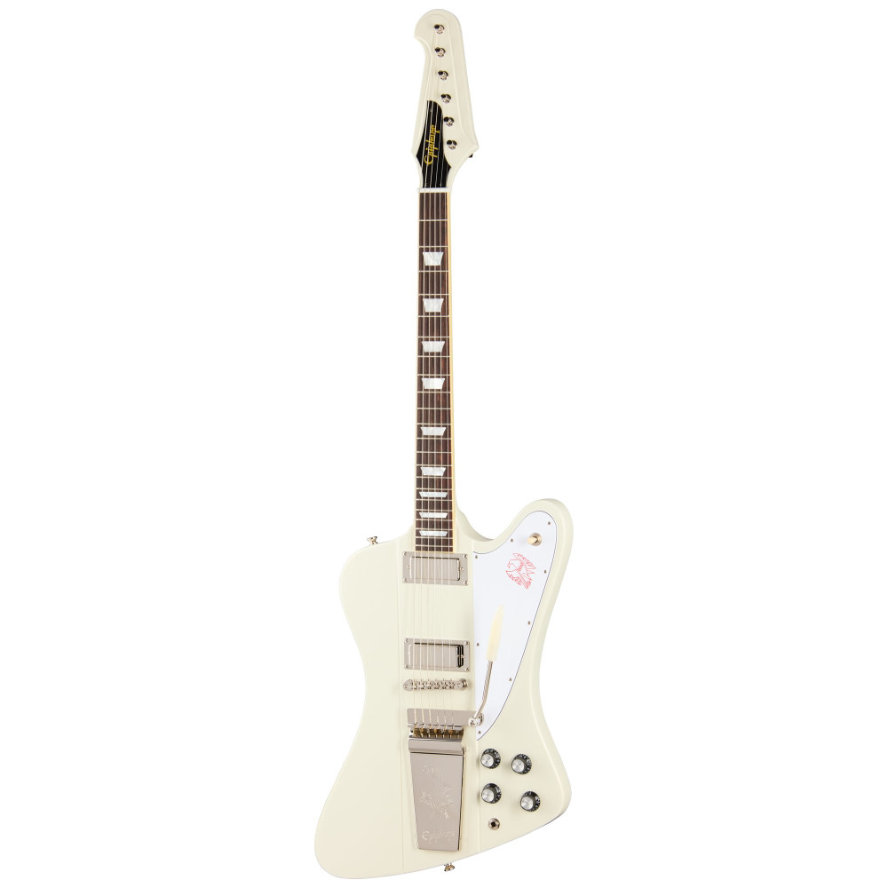 Epiphone IGC 1963 IGC Firebird V Reissue with Maestro Vibrola, Polaris White