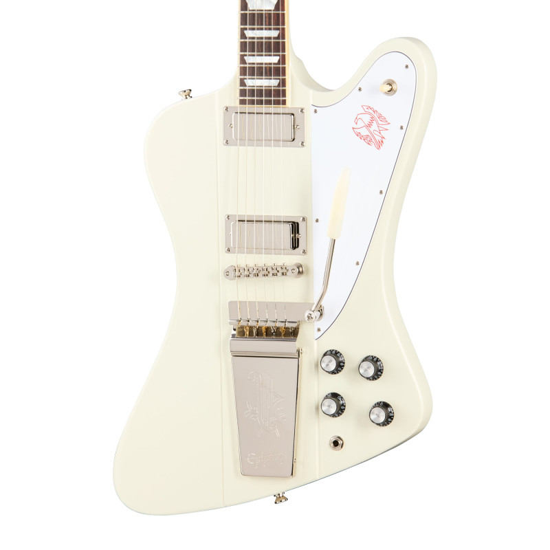 Epiphone IGC 1963 IGC Firebird V Reissue with Maestro Vibrola, Polaris White