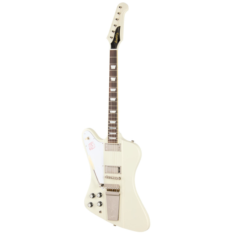 Epiphone IGC 1963 Firebird V Reissue with Maestro Vibrola, Left-Handed, Polaris White