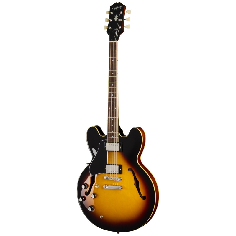Epiphone ES-335, Left-Handed, Vintage Sunburst