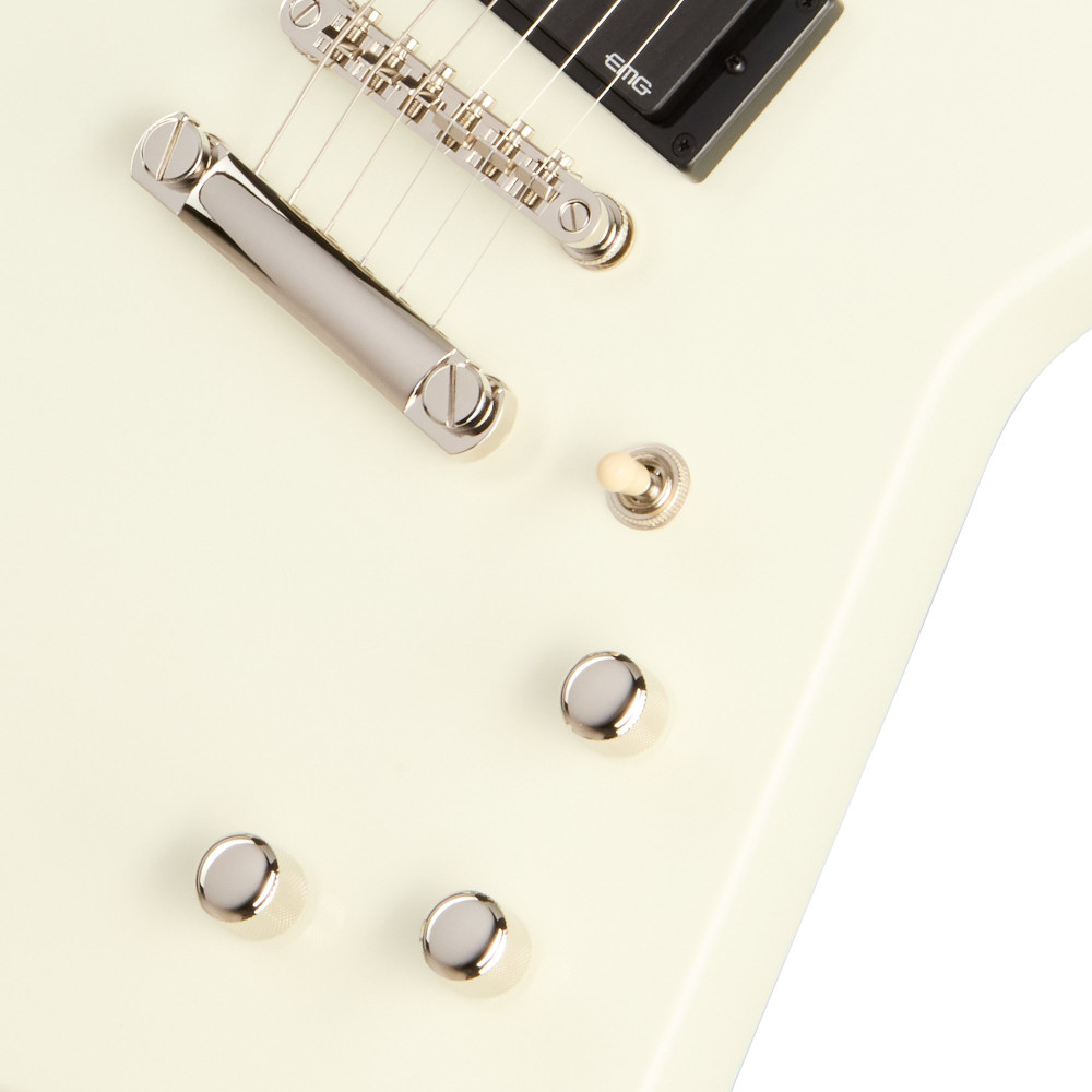 Epiphone Explorer 80s EMG, Classic White