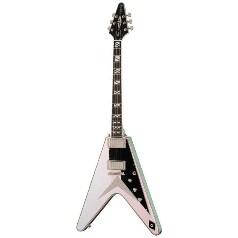 Epiphone Futura Flying V Custom, Quicksilver Shift