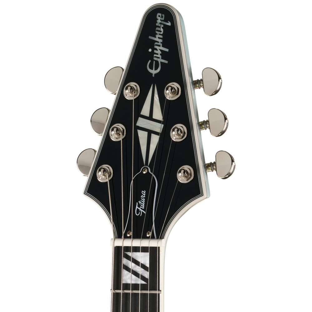Epiphone Futura Flying V Custom, Quicksilver Shift