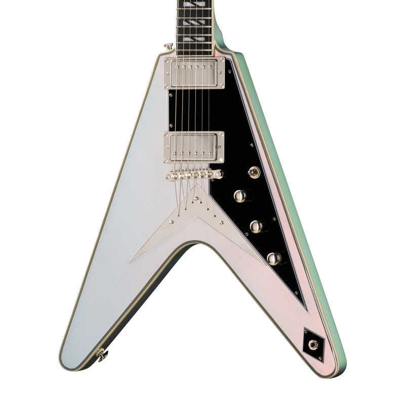 Epiphone Futura Flying V Custom, Quicksilver Shift