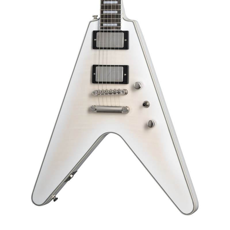 Epiphone Flying V Prophecy, Aged White Tiger Burst, Exclusive