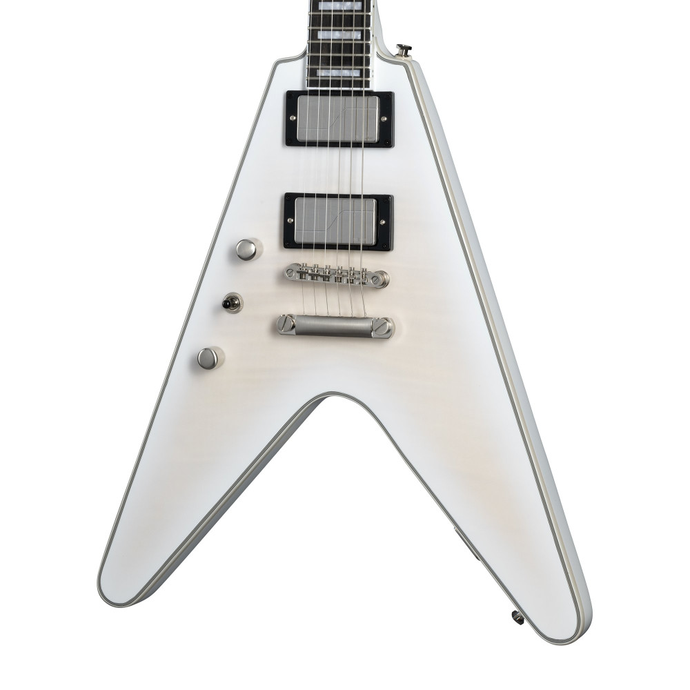 Epiphone Flying V Prophecy, Left-Handed, Aged White Tiger Burst, Exclusive