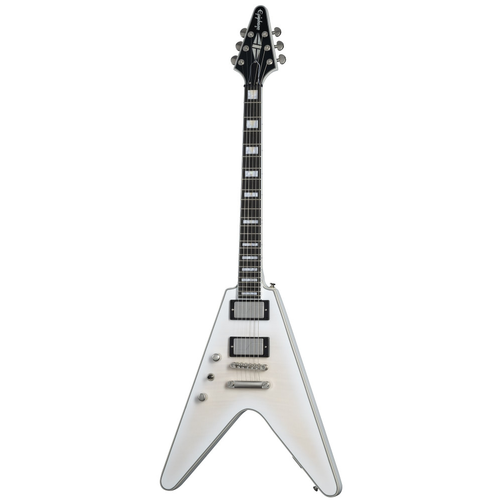 Epiphone Flying V Prophecy, Left-Handed, Aged White Tiger Burst, Exclusive