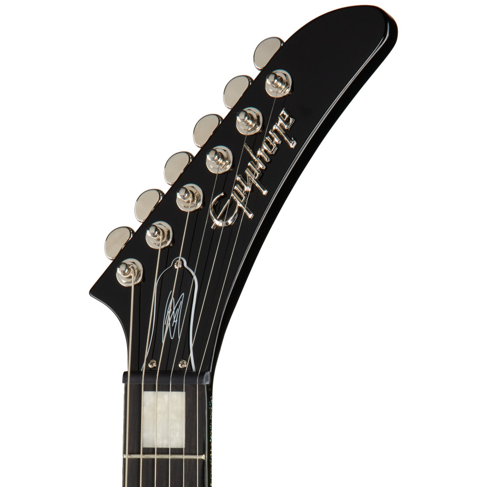 Epiphone Lzzy Hale Explorer Custom, Black Diamond Holographic Sparkle