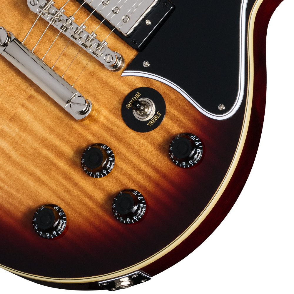 Epiphone Les Paul Special Double Cut Figured, Bourbon Burst