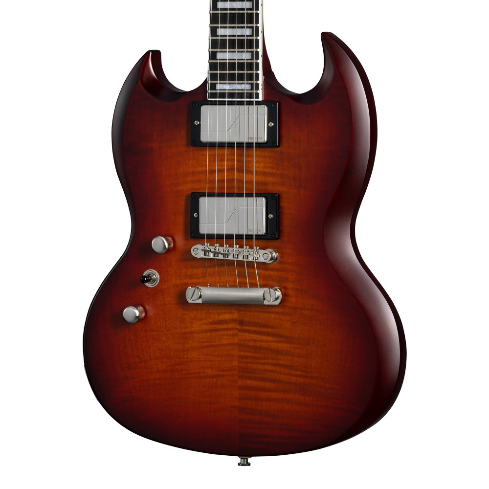 Epiphone SG Prophecy, Left-Handed, Aged Bengal Tiger Burst, Exclusive