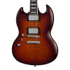 Epiphone SG Prophecy, Left-Handed, Aged Bengal Tiger Burst, Exclusive